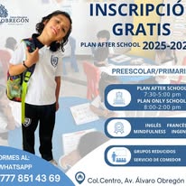 Inscripción gratis plan After School