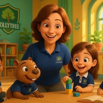 Niños felices, seguros y creativos